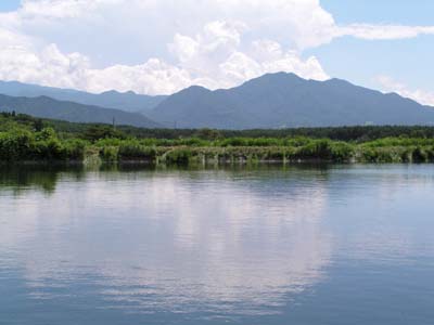 八ヶ岳を望む