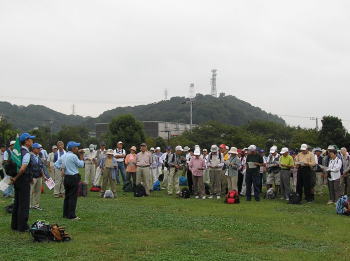 出発式(奥田公園)