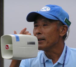 閉会式の広瀬さん