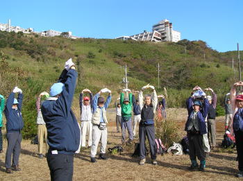 原生林・学習の道入口広場