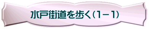 水戸街道を歩く（１－１）